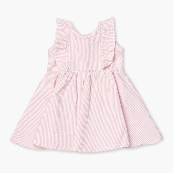 Monica + Andy Other - Monica + Andy Seersucker Garden Party Dress - Pink Seersucker - 2T